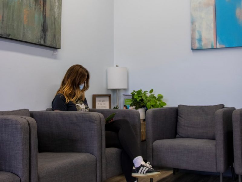 Waiting room at Healthtopia Encinitas