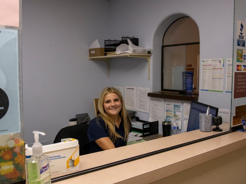 Healthtopia Rancho Santa Fe front desk